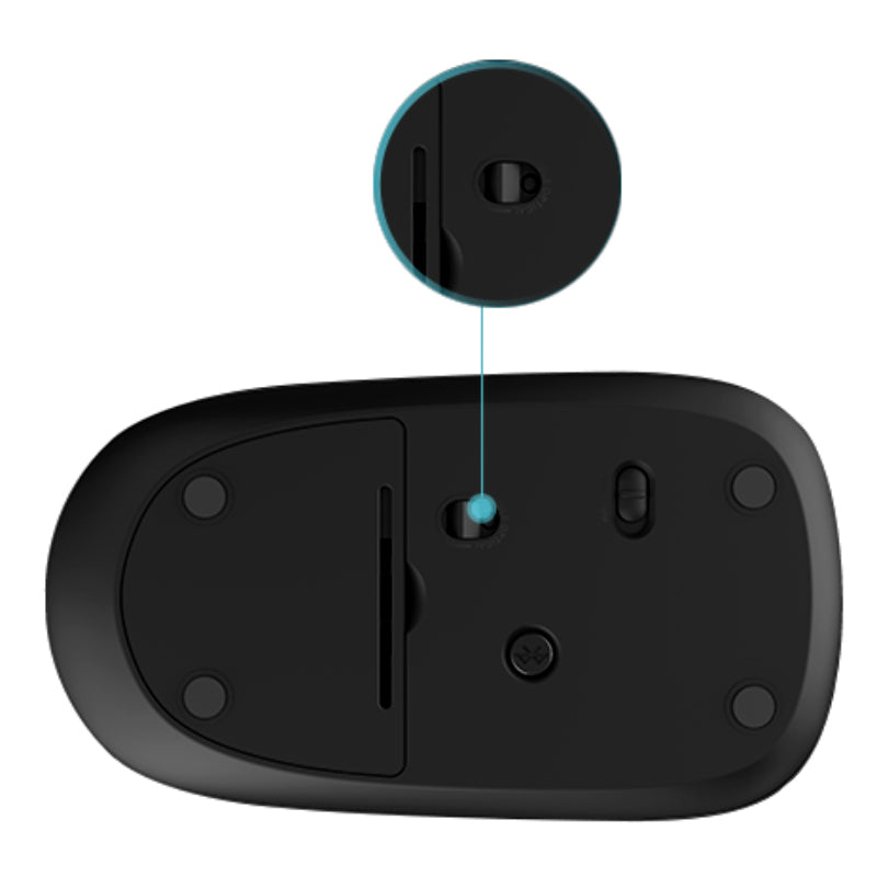 Rapoo M200 Silent Multi-Mode Wireless Mouse – Bluetooth 3.04.0 & 2.4GHz, 1300 DPI, Ultra-Slim Design