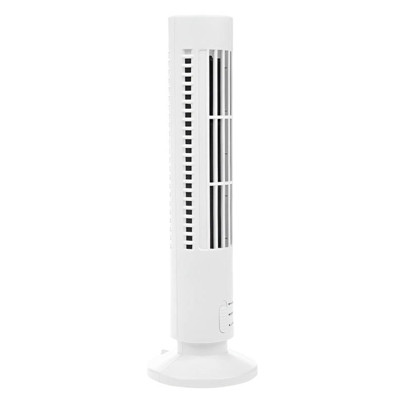 CoolWave USB Vertical Bladeless Tower Fan – Mini Air Conditioner, Quiet Cooling Fan for Home, Office, and Desktop