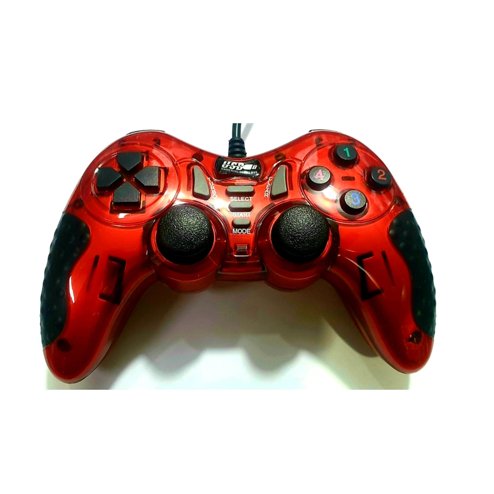 Gaming Controller USB Joysticks Gamepad Double Shock For PC Laptop