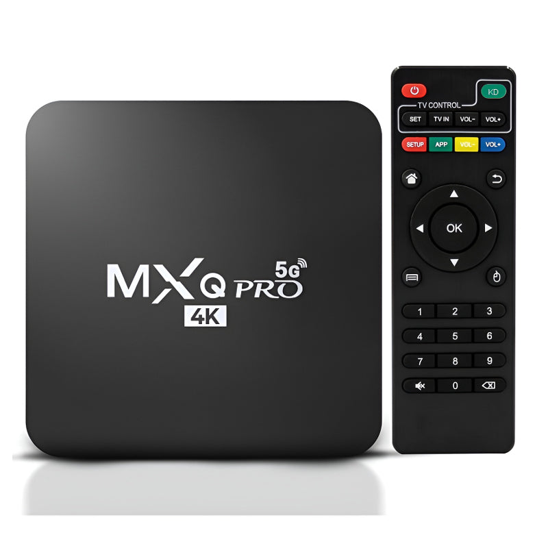 MXQ 4K Smart TV Box – Android 7.1, Quad-Core, 1GB RAM + 8GB Storage, Ultra HD 4K HDR