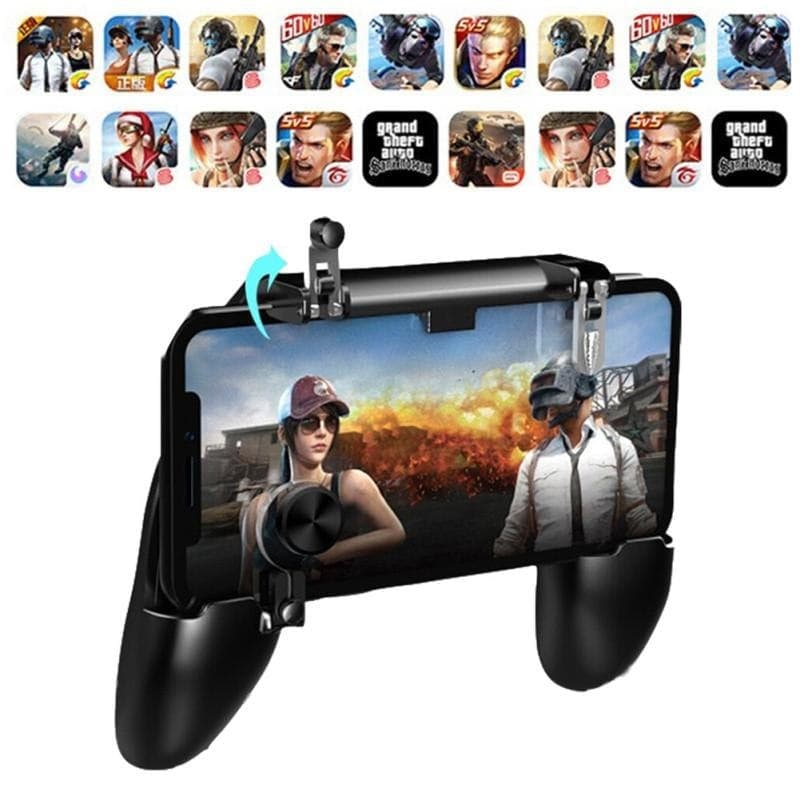 PUBG Mobile Game Controller Free Fire Joystick Gamepad Metal L1 R1 Button For Phones