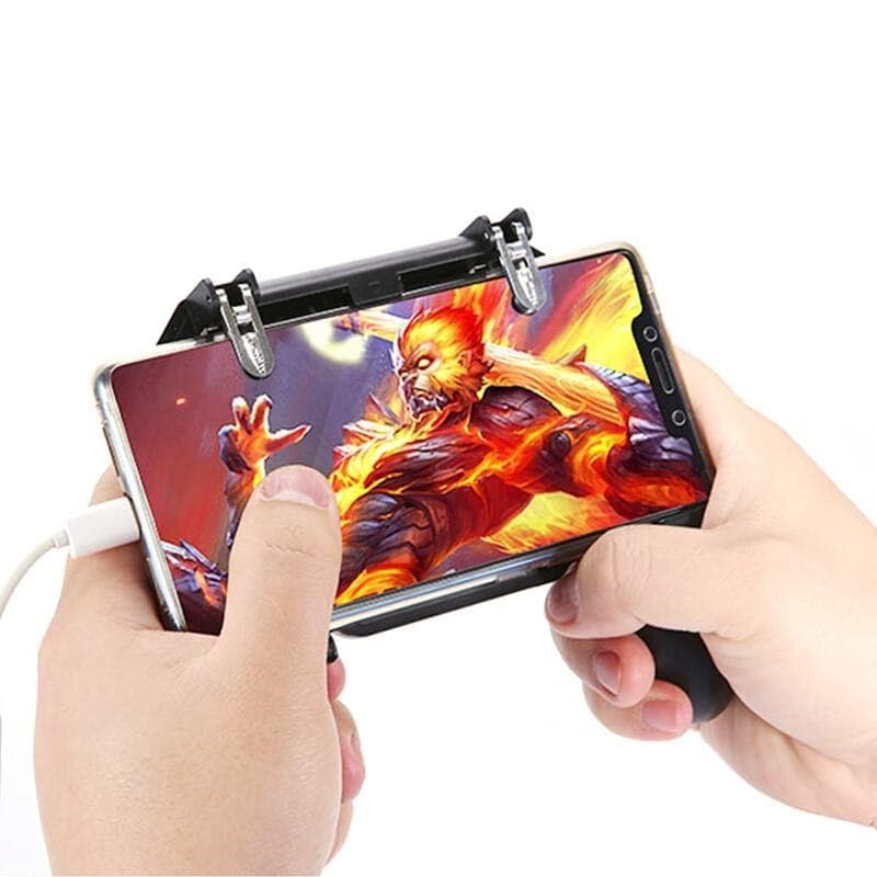 PUBG Mobile Game Controller Free Fire Joystick Gamepad Metal L1 R1 Button For Phones
