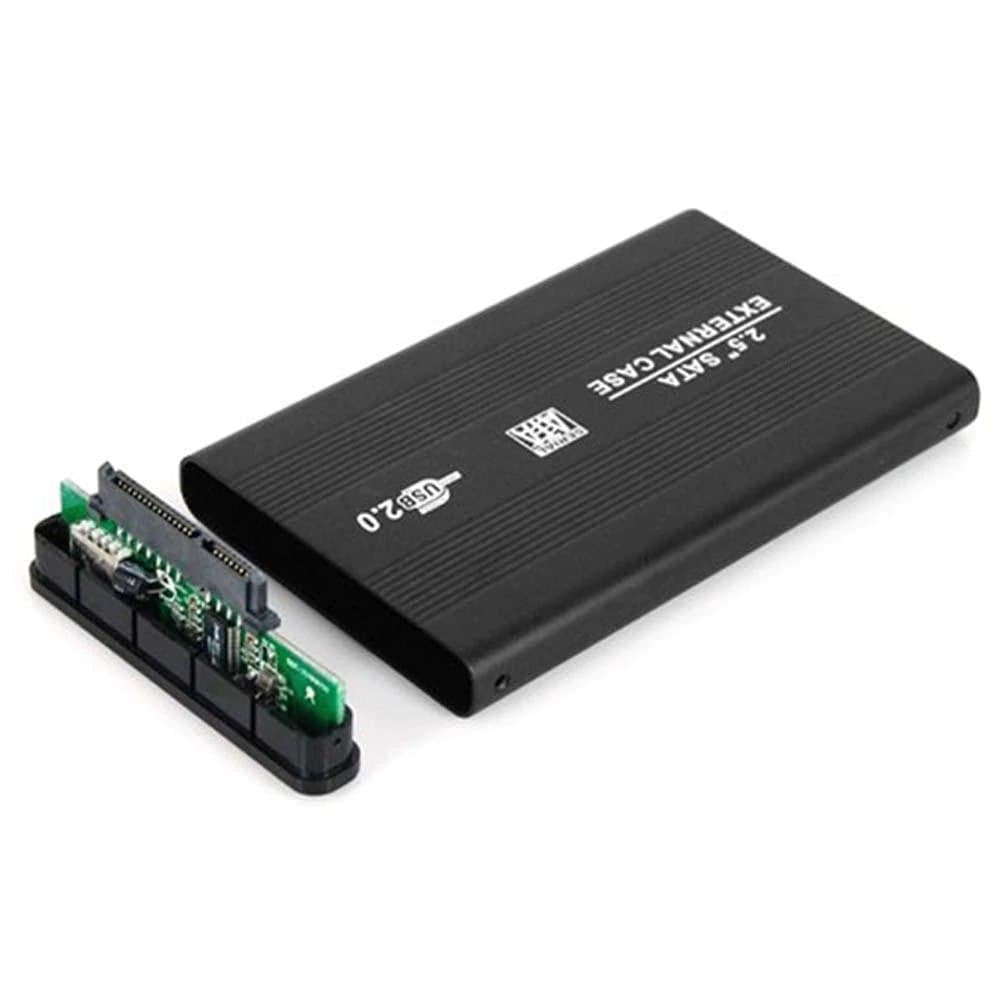 2.5 Inch HDD External Enclosure Case Metal External Storage Box For Sata To USB 2.0 With USB Cable
