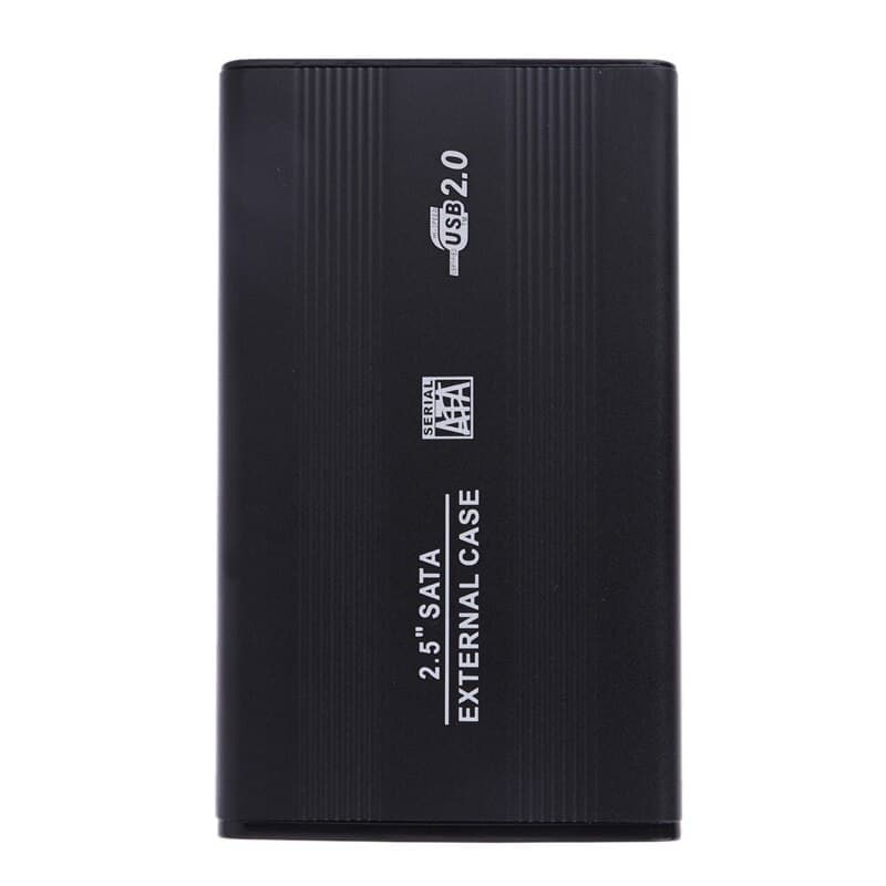 2.5 Inch HDD External Enclosure Case Metal External Storage Box For Sata To USB 2.0 With USB Cable