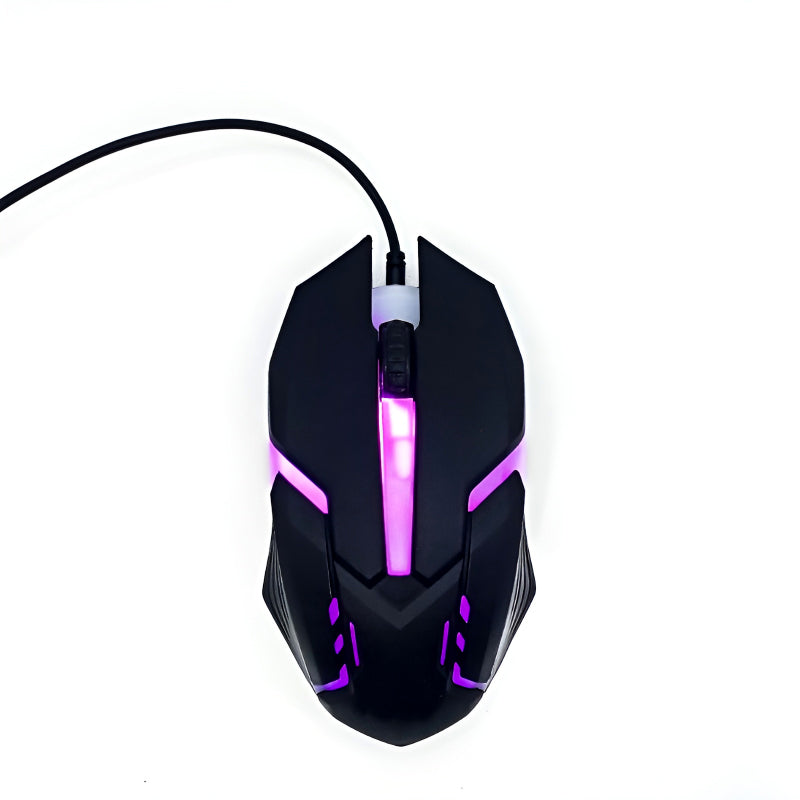 Zornwee GMO2 Wired USB Optical Gaming Mouse – Sleek Design, RGB Backlight & Smooth Control