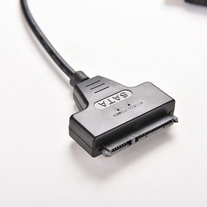 High Speed Dual USB 2.0 To 2.5″ SATA Hard Disk Drive Adapter W/UASP SATA To USB 2.0 Converter For SSD/HDD