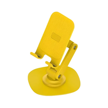 Phone Tablet Stand – 360° Rotation, Weighted Alloy Base and Anti-Shake Design S118 Collapsible Telescopic