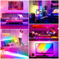 RGB LED Strip Light for Gaming control with Mobile App Control 3 Meter