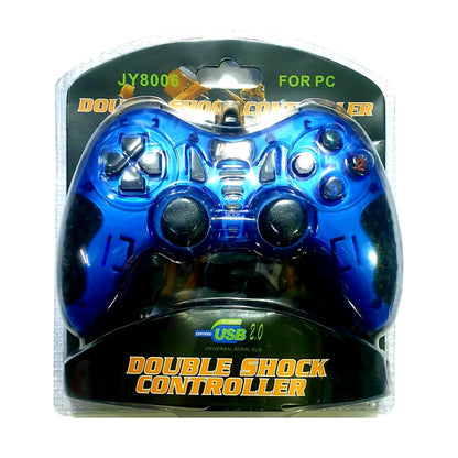 Gaming Controller USB Joysticks Gamepad Double Shock For PC Laptop