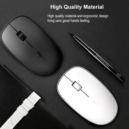 Rapoo M200 Silent Multi-Mode Wireless Mouse – Bluetooth 3.04.0 & 2.4GHz, 1300 DPI, Ultra-Slim Design