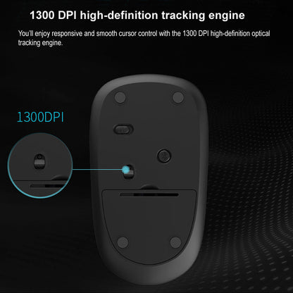 Rapoo M200 Silent Multi-Mode Wireless Mouse – Bluetooth 3.04.0 & 2.4GHz, 1300 DPI, Ultra-Slim Design