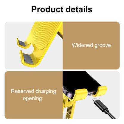 Phone Tablet Stand – 360° Rotation, Weighted Alloy Base and Anti-Shake Design S118 Collapsible Telescopic