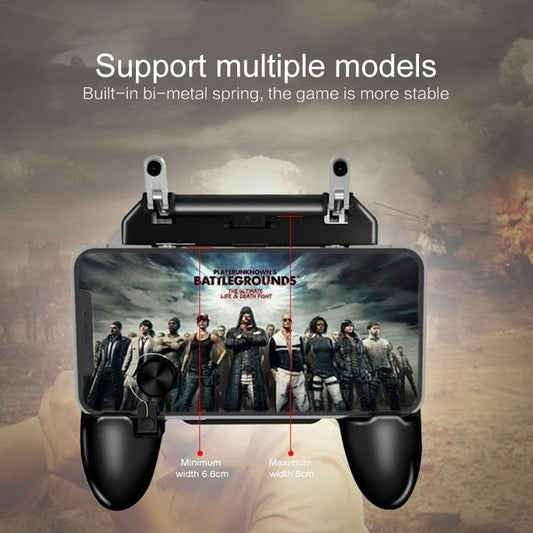 PUBG Mobile Game Controller Free Fire Joystick Gamepad Metal L1 R1 Button For Phones